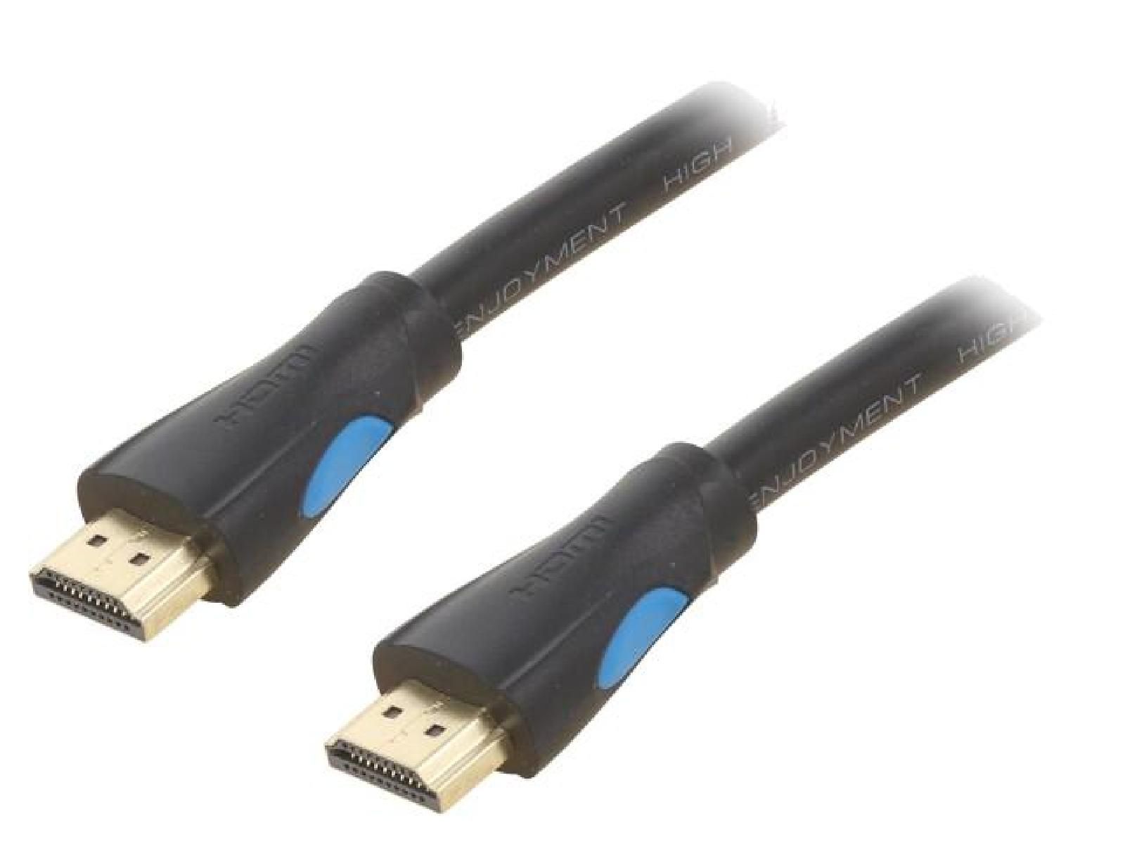 ADNAuto 8m HDMI 1.4 Cable, Dual-Sided Male Connector - Black