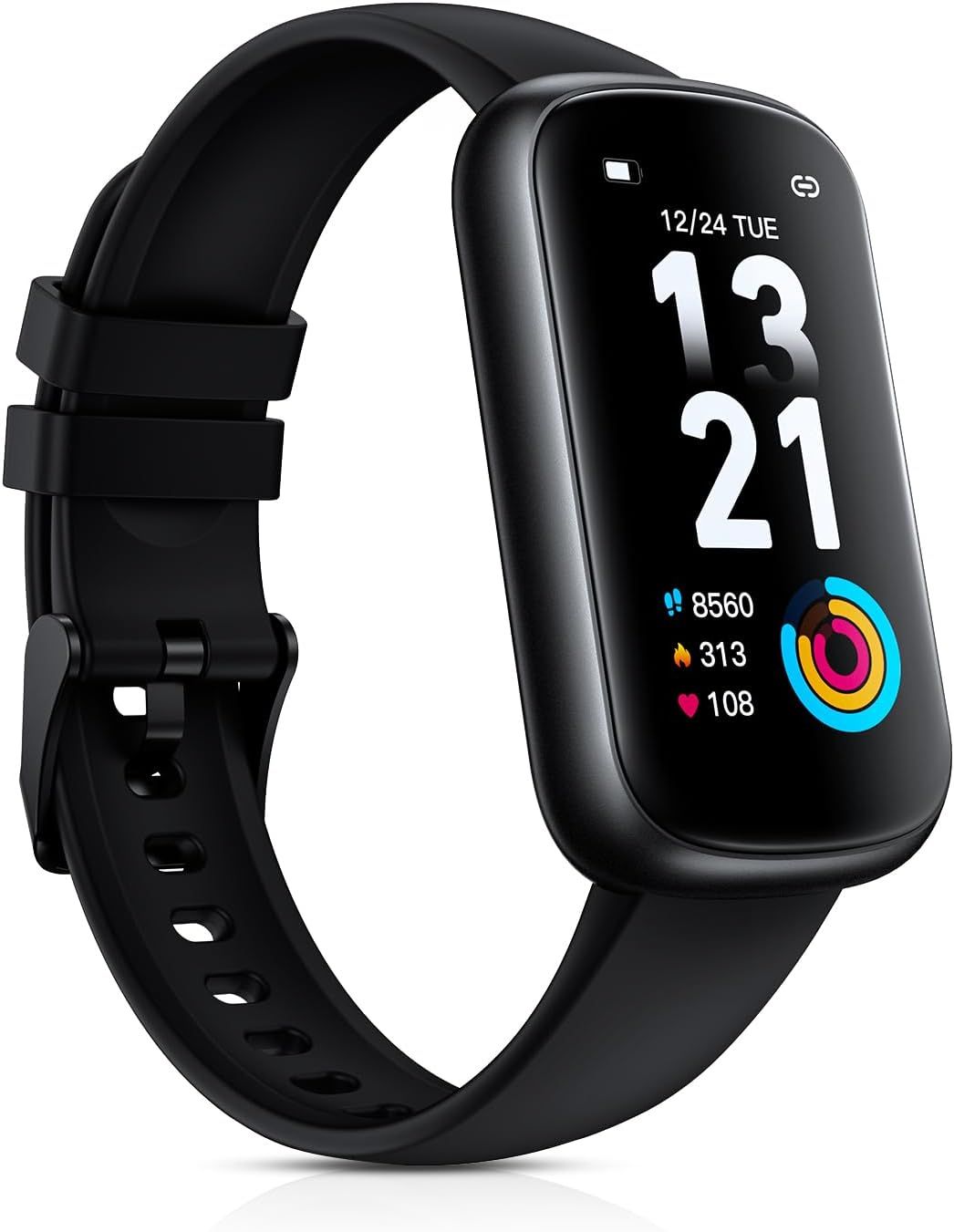 Reloj inteligente para mujeres de Graines Creatives por PW, reloj deportivo de 1,47 pulgadas con monitoreo de frecuencia cardíaca y oxígeno en la sangre, seguimiento del sueño, rastreador de actividad con notificaciones y resistencia al agua de 3ATM
