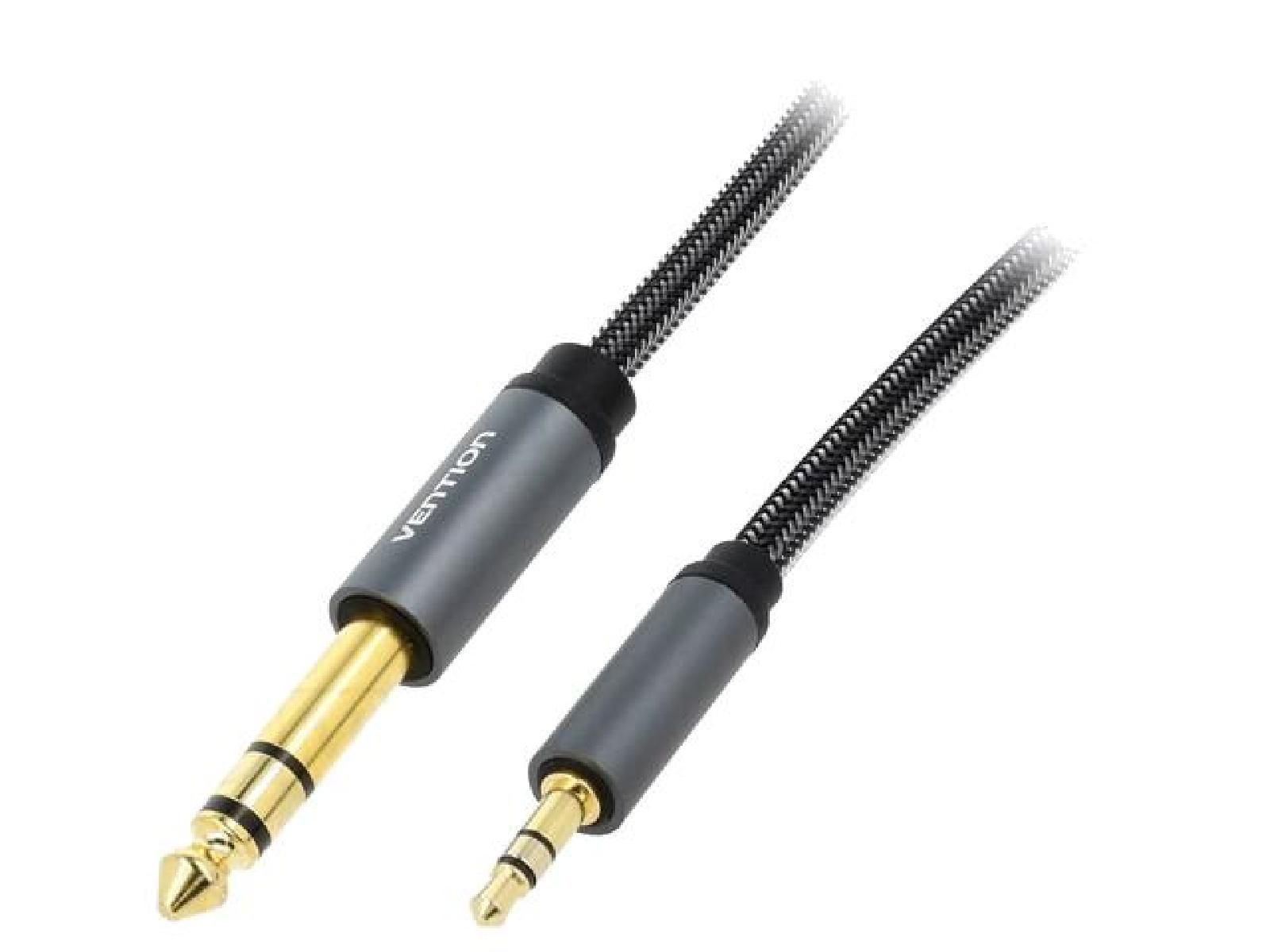 ADNAuto 3.5mm 3-Pin Male to 6.3mm Male Audio Cable, 10m