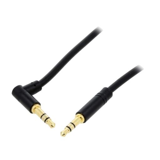Cable ADNAuto 3,5 mm conector macho angular de 3 pines, 0,5 m