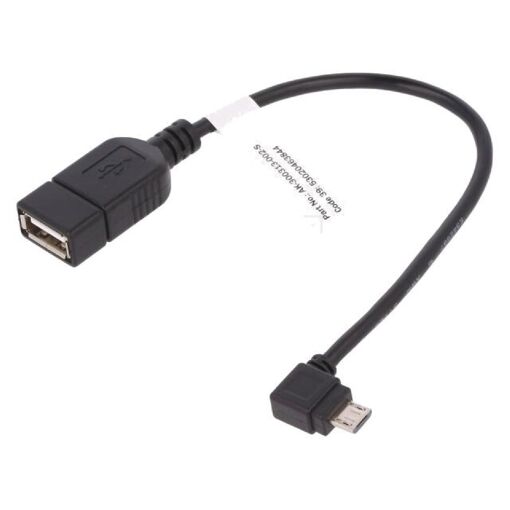 Câble OTG ADNAuto USB 2.0 - Femelle USB A vers Micro USB B connecteur angulaire