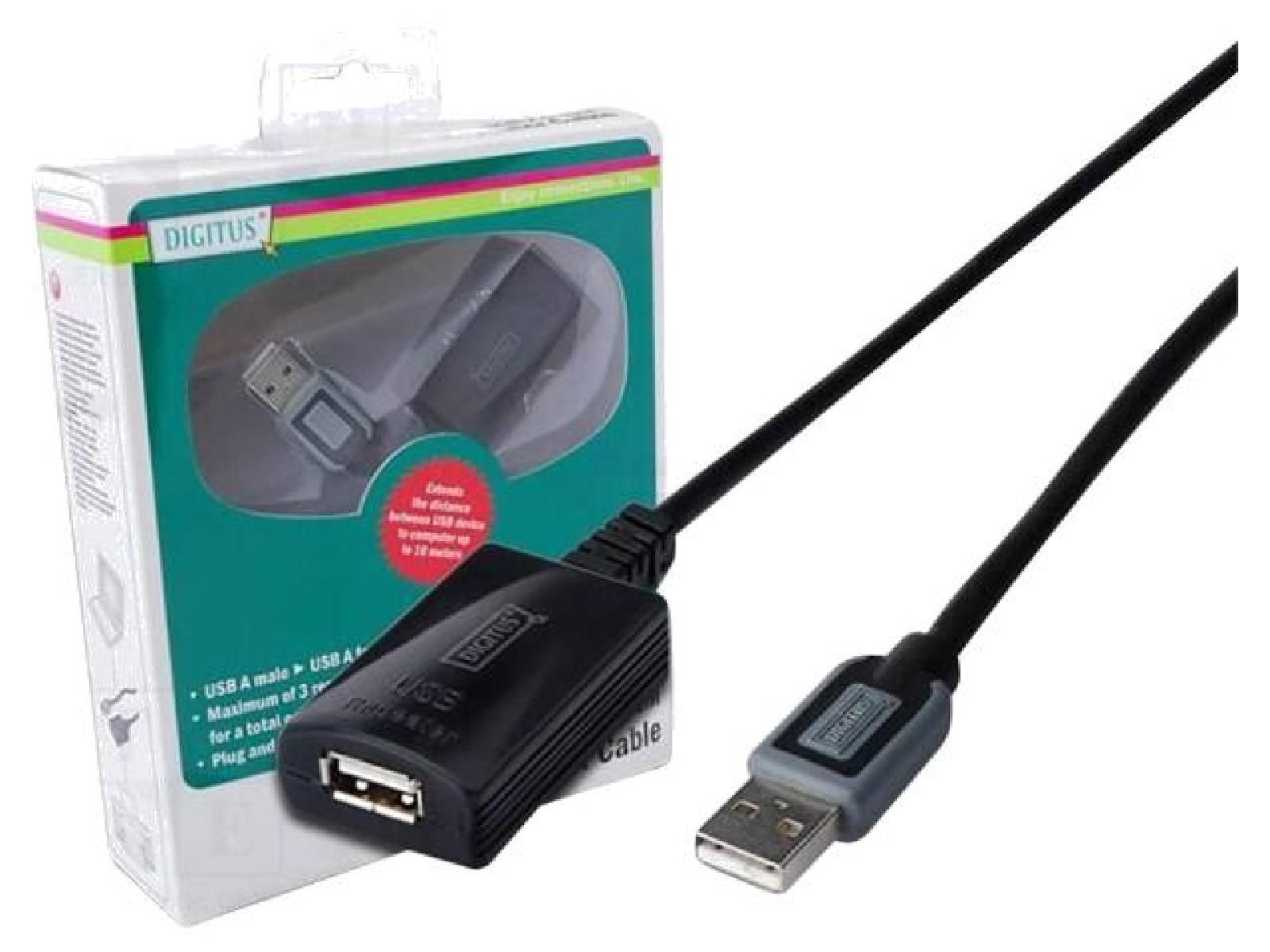 ADNAuto USB 2.0 Cable - 10m A Female to A Male