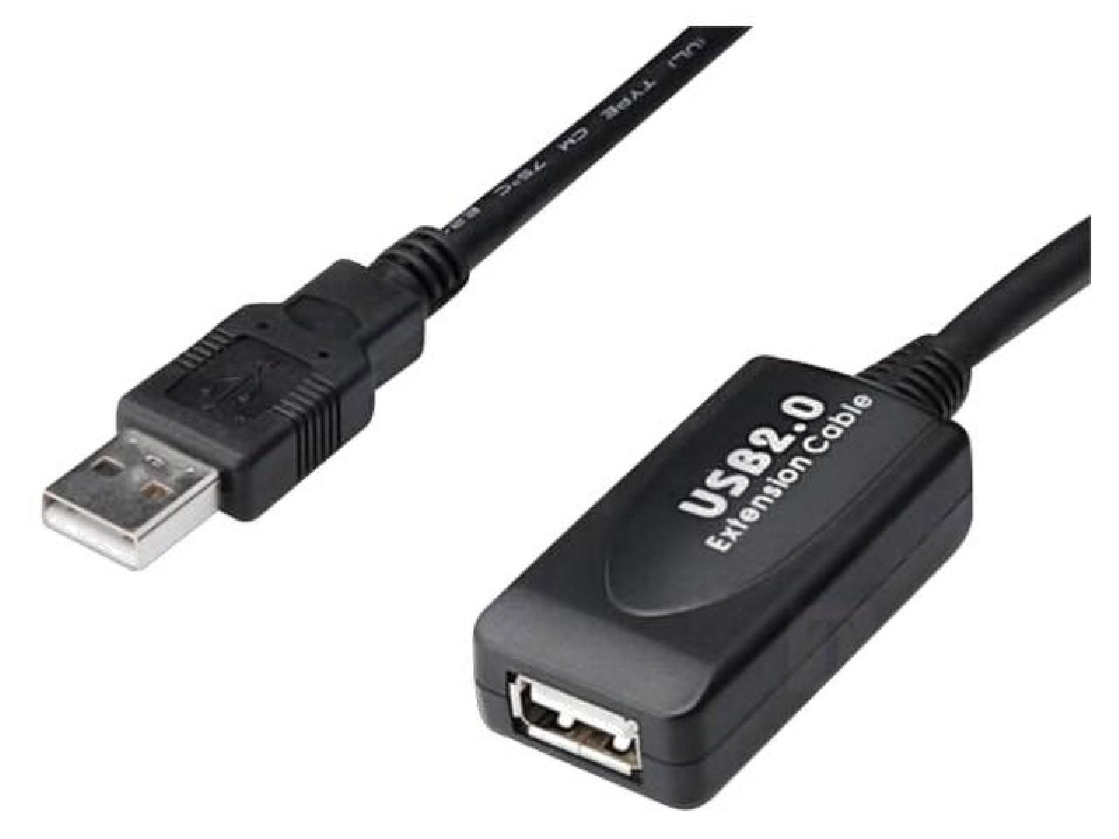 ADNAuto USB 2.0 Cable, 20m, A Male to A Female