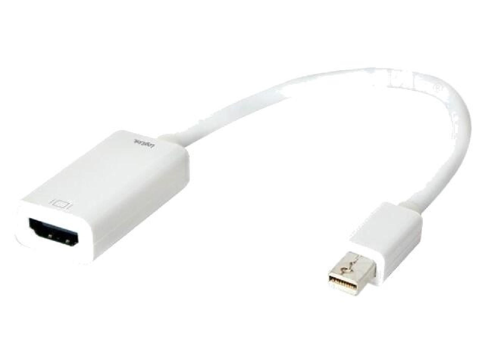 ADNAuto Mini DisplayPort 1.2 to HDMI Converter - White
