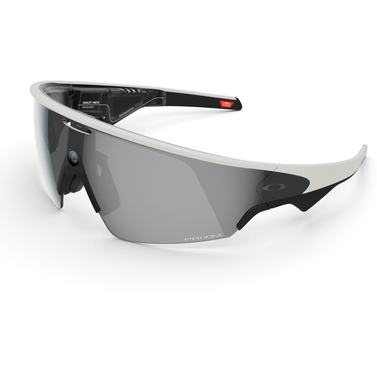 META Oakley Vanguard White, Prizm Black Smart Glasses