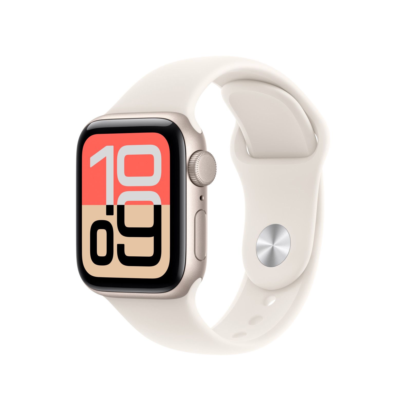 Apple Watch SE (3ª generación) - Pulsera beige de 40 mm con GPS y Wi-Fi - Talla S/M