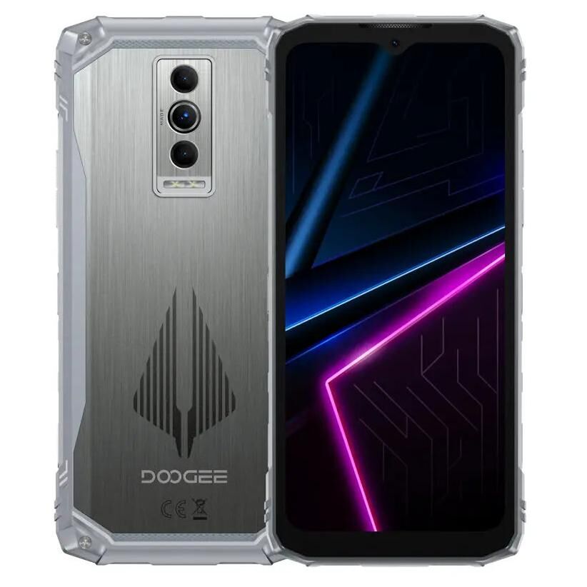 Doogee Blade 10 Pro Energy - 6.56" Double SIM Smartphone, 6GB RAM, 256GB Storage, 50MP Camera, 6150mAh Battery, Silver