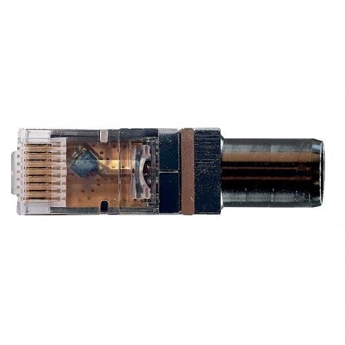 Evicom RJ45 to IEC Male/Female Balun Adapter