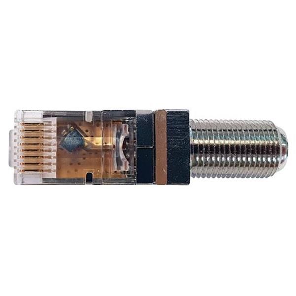Evicom RJ45 to IEC Female Balun Adapter