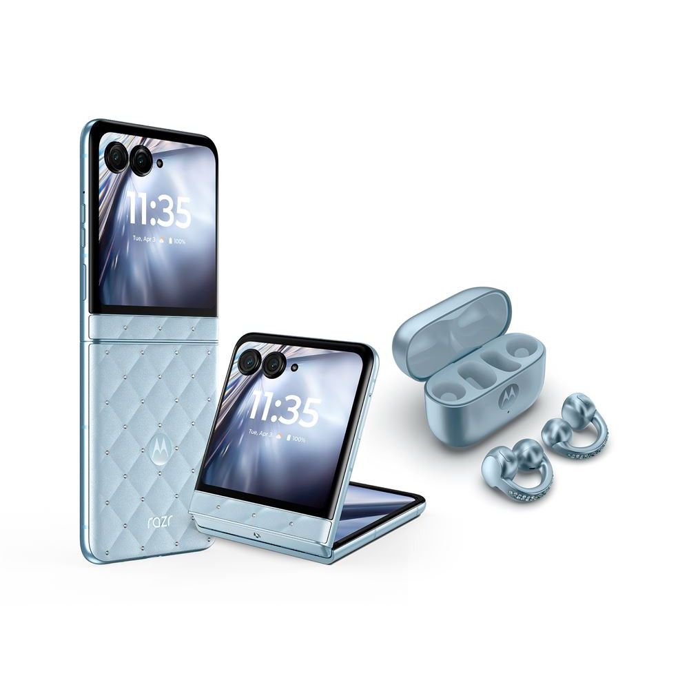 Motorola Razr 60 6.9" 5G Dual SIM 256GB Ice Melt + MOTO BUDS Loop Collection Swarovski