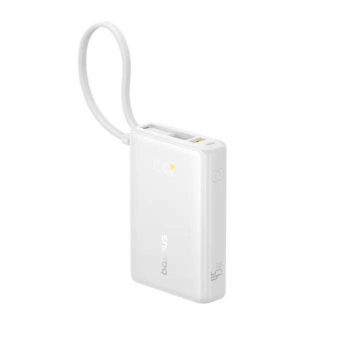 Batería externa Baseus Picogo 10000 mAh Tipo-C, USB, carga rápida de 45W