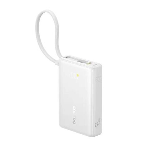 Batería externa Baseus Picogo 10000 mAh Tipo-C, USB, carga rápida de 45W