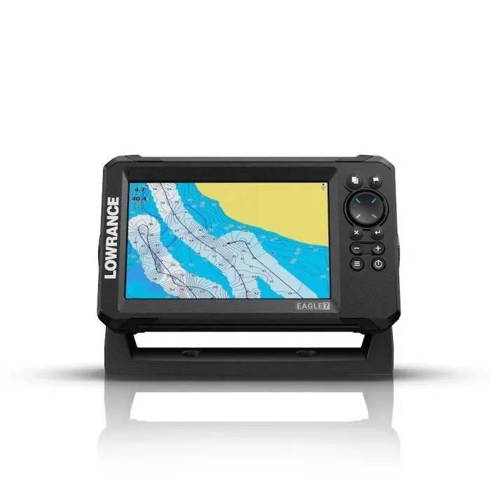 Lowrance Eagle 7" GPS Fish Finder - 50/200 HDI Sonar - IPS Display - FishReveal