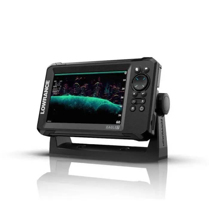 Lowrance Eagle 7" GPS Fishfinder with 83/200 HDI Probe - IPS Screen - FishReveal