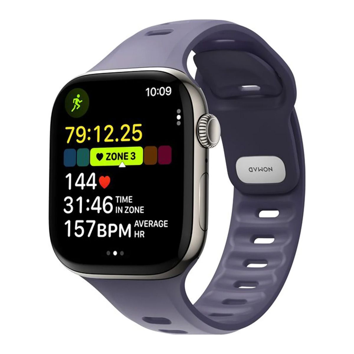Nomad Silicone Tempo Watch Bracelet Series 1 (44/45/46/49 mm) - Purple