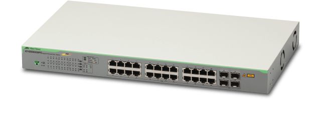 Allied Telesis AT GS950/28PS - PoE+ Switch - 24 x 10/100/1000 + 4 Gigabit SFP