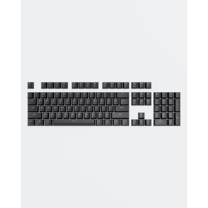 Dark Project KS-45 PBT Keycaps, ENG/RU/UA, Black