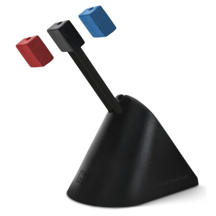 FragON - Mouse Cable Management Clip with 3 Colored Sleeves, Adjustable Wrist Rest for Gaming Mice