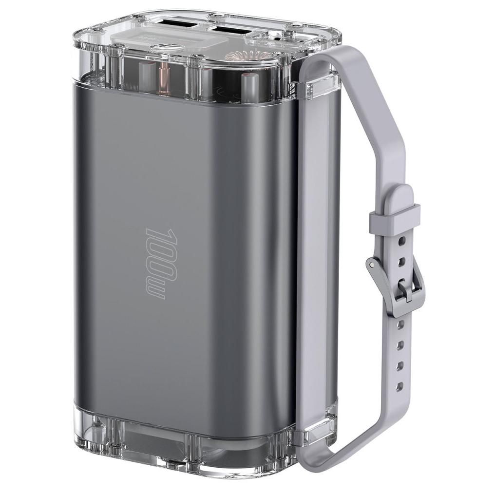 4Smarts 540100 Lithium Polymer (Lipo) Power Bank 40000mAh Grey