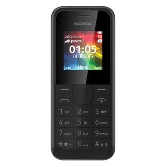 Nokia 105 - 1.45" Display, Dual SIM, Black