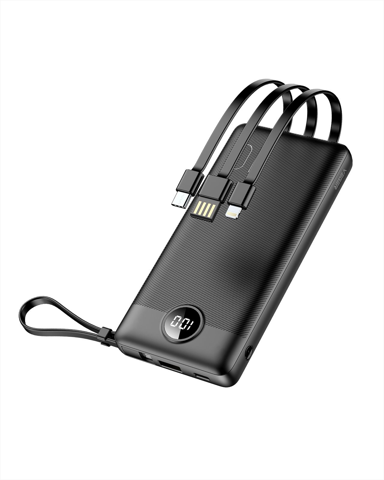 Batería portátil Veger C10 10.000 mAh LiPo - Negro