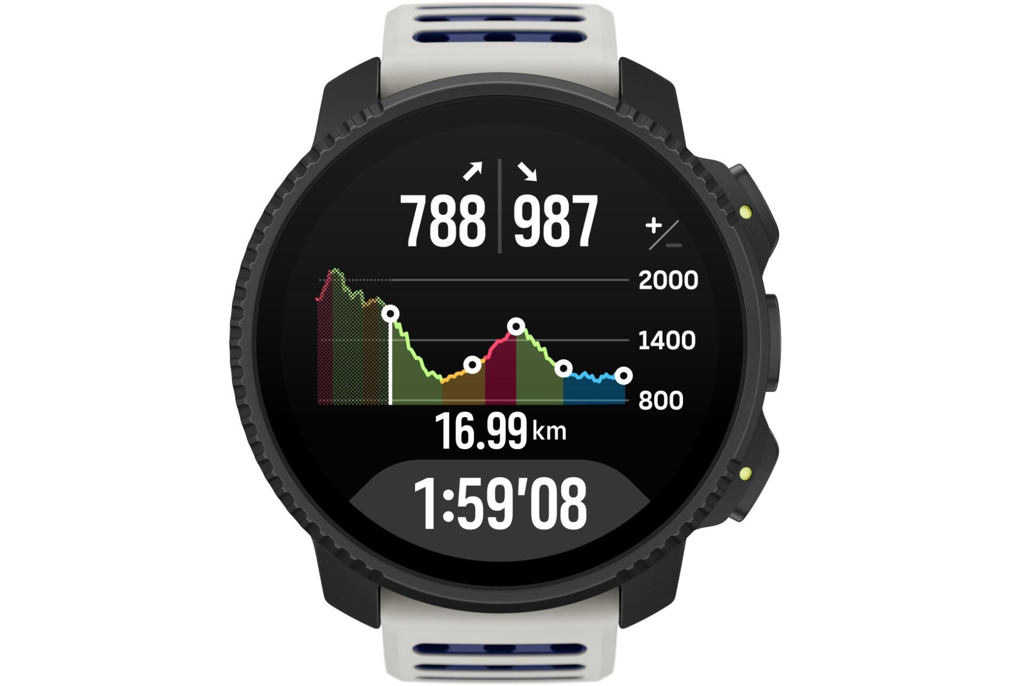 Reloj conectado Suunto Vertical 2 (Gris Ártico, GPS Cardio, Tamaño L)