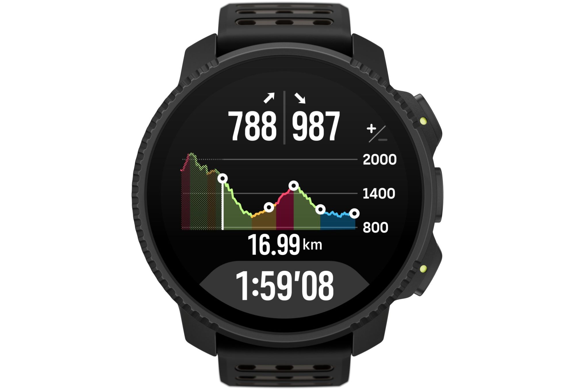 Reloj conectado Suunto Vertical 2 Negro Cardio-GPS (Tamaño: Grande, Color: Negro)