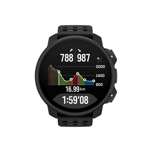 Suunto Vertical 2 Connected Watch Black Cardio-GPS (Size: Large, Color: Black)