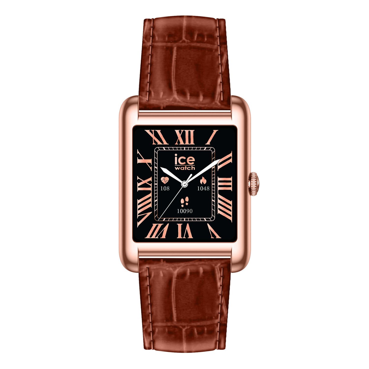 Ice Watch Smartwatch TK 2.0 Rose Gold 1.41 Cuir Cognac