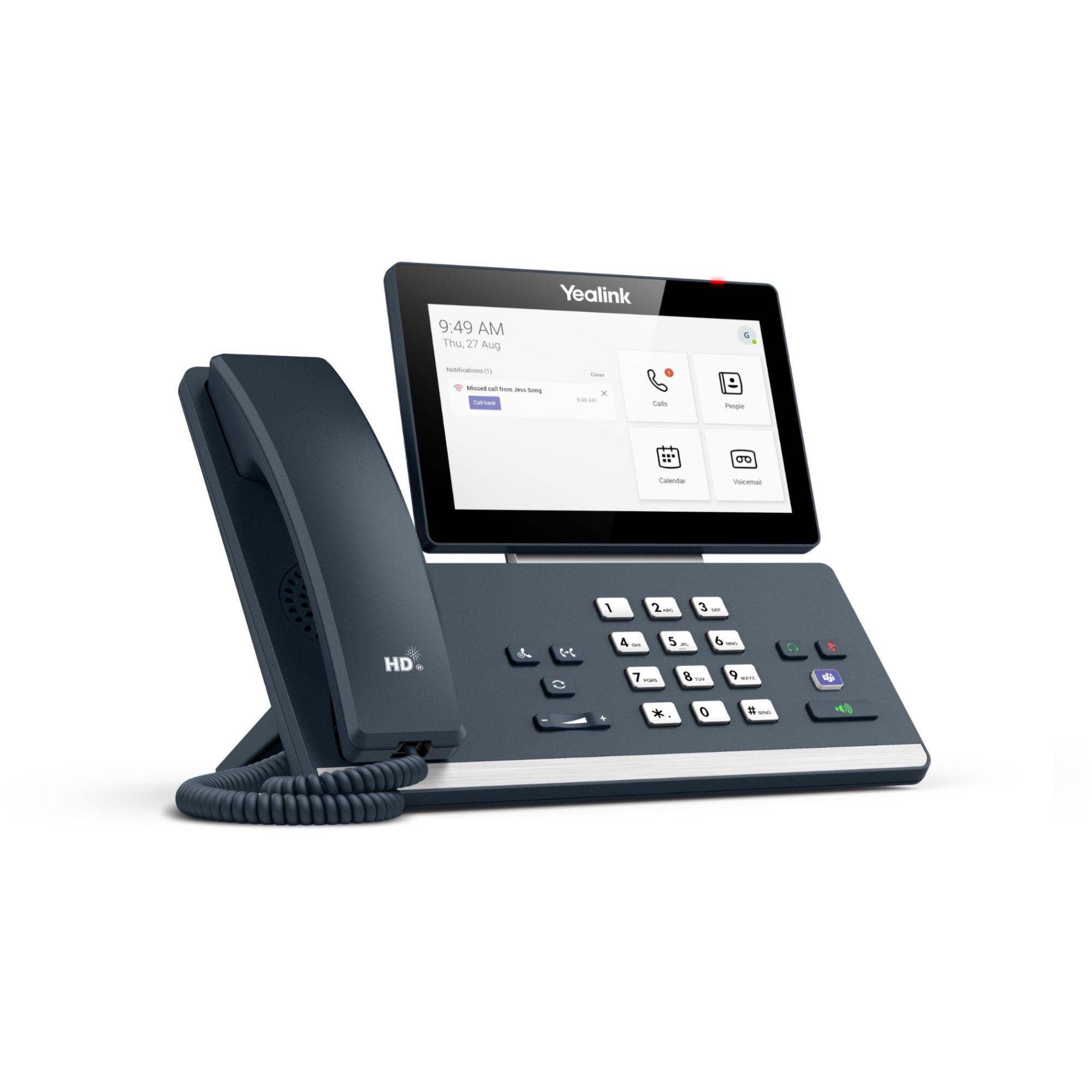 Yealink MP58 Microsoft Teams Edition Fixed Line Phone - Gray LCD WiFi