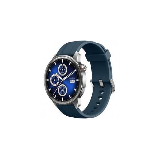 Realme Watch 5 Bluetooth GPS NFC 44mm AMOLED Silver Titanium Waterproof IP68 SpO2 Heart Rate Monitor