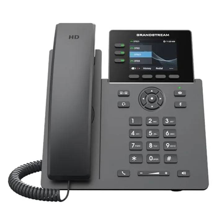 Grandstream IP Phone - GRP2611G - 3 Lines - 4 SIP Accounts - 2.8-inch Screen - PoE