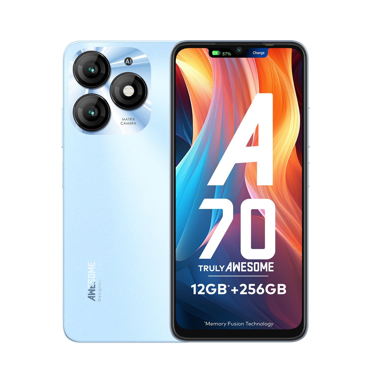Itel A70 - 12GB + 256GB Android Smartphone
