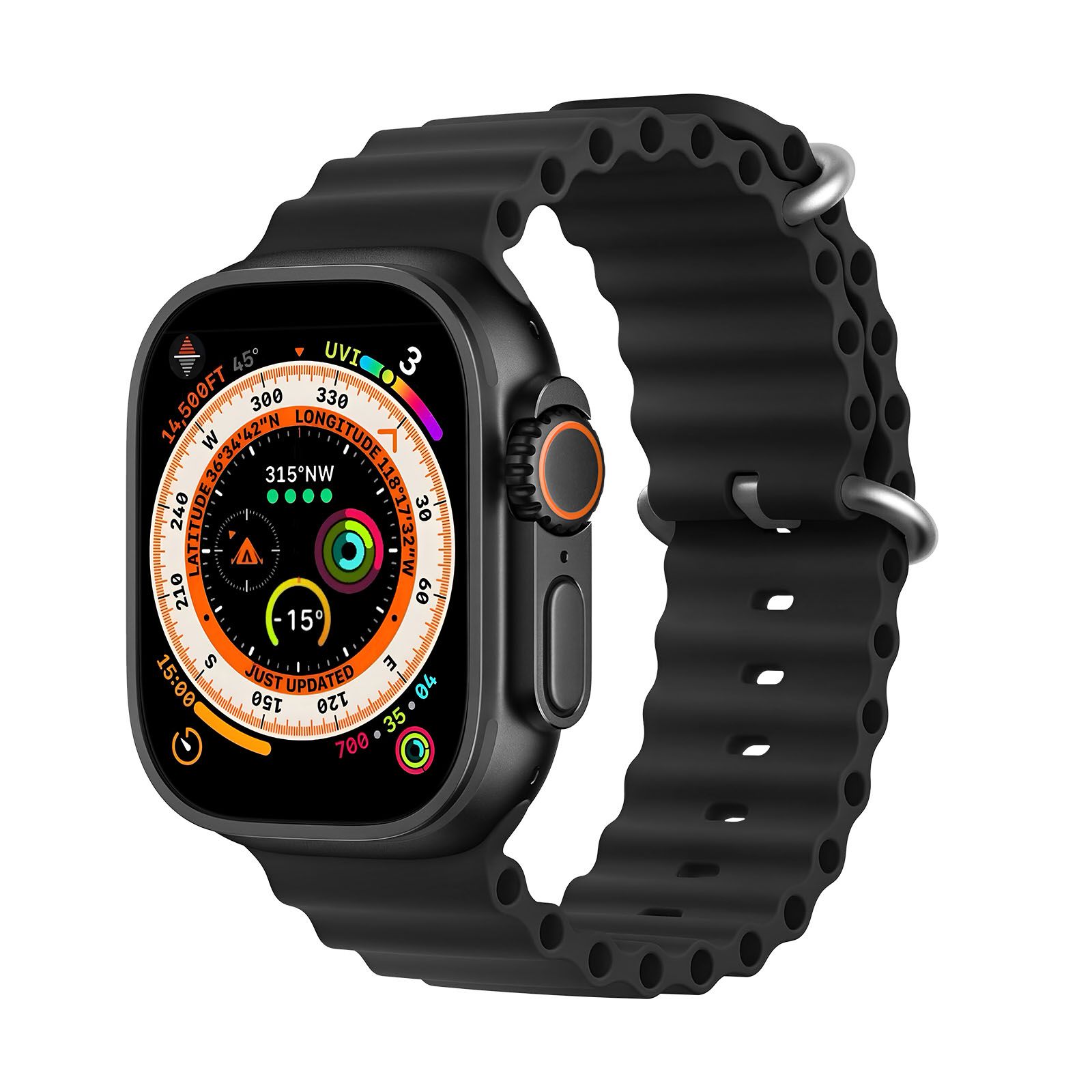 Reloj Inteligente Hoko DYD01 4G con Seguimiento de Salud - Negro
