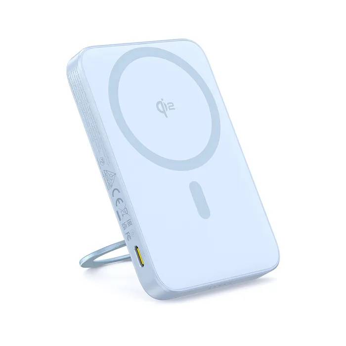 Baseus Picogo 20W Qi2 Portable Battery - 5000mAh with Type-C Cable, Blue (P10076800213-01)