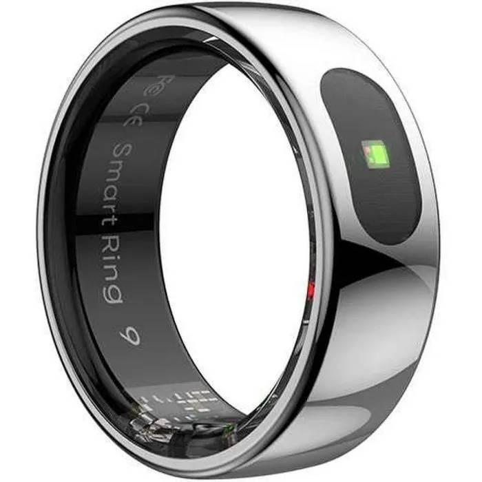 Powerton Smart Ring PRO, Silver, Size 7