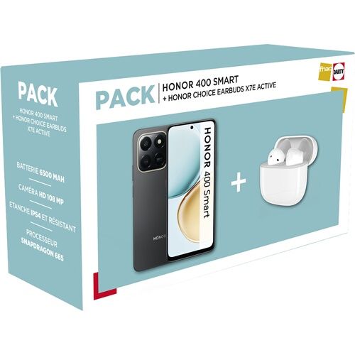 Honor 400 Smart 4G 6/128 & Honor Choice Earbuds X7E Active Bundle