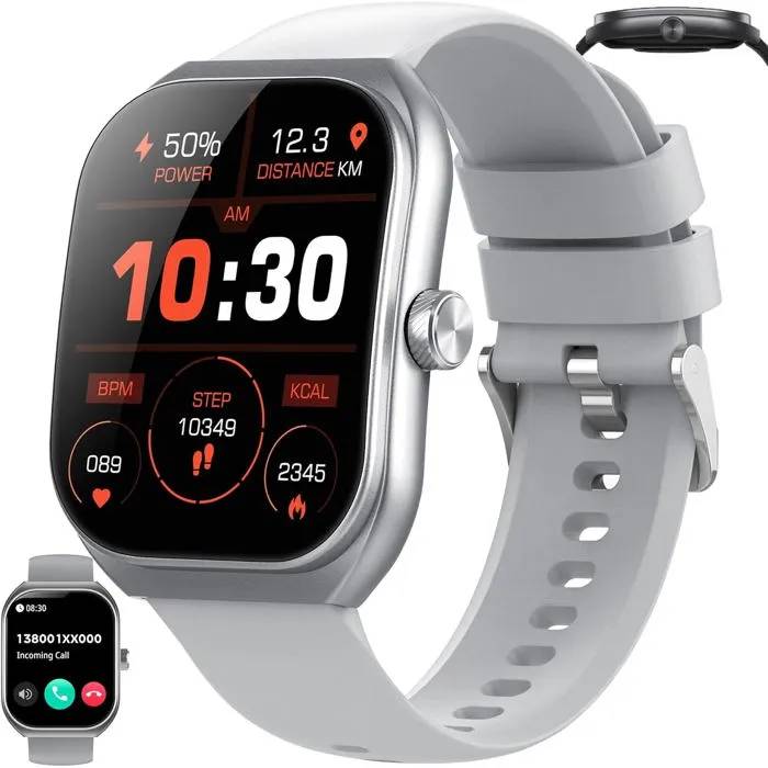 UNDERSCORE Connected Watch - SGDDFIT - 2.01" AMOLED - Bluetooth 5.2 - Waterproof 3ATM