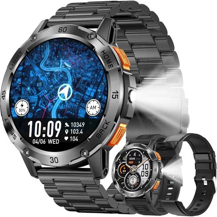 Connected Watch - UNDERSCORE - SGDDFIT 2025 - 1.53" AMOLED - Bluetooth 5.2 Calls - 123 Sports Modes