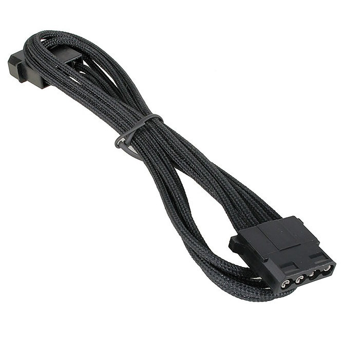 BitFenix Alchemy Black - Extension d'alimentation gainée - Molex vers Molex - 45 cm