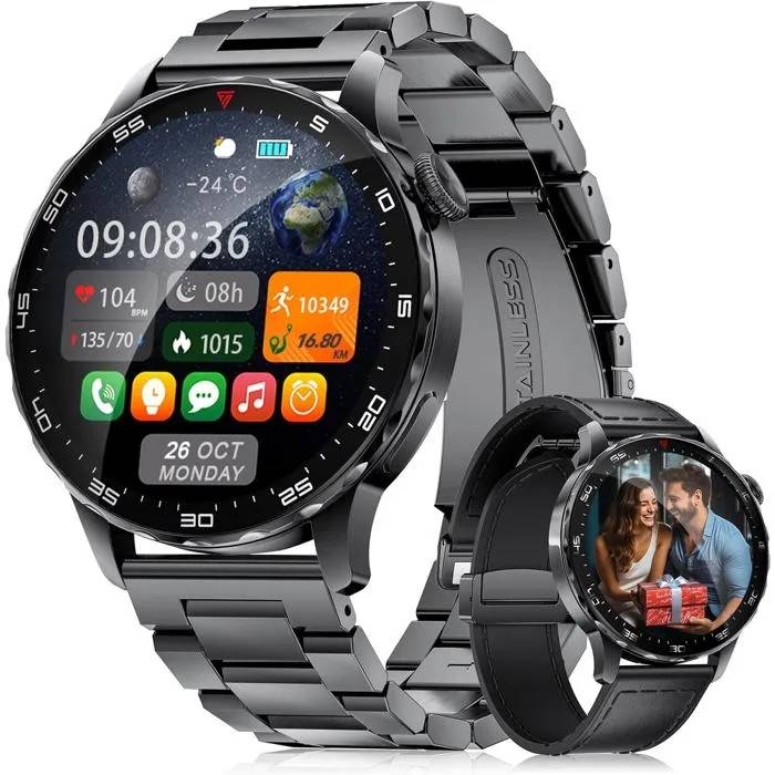 Connected Watch - UNDERSCORE - BENYAR - 1.43'' AMOLED Screen - 7-Day Battery Life - 120 Sport Modes