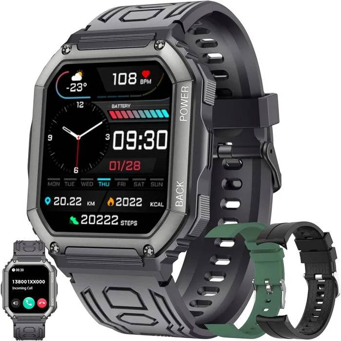 Connected Watch - UNDERSCORE - SGDDFIT - 1.8" AMOLED - Bluetooth 5.2 - 123 Sports