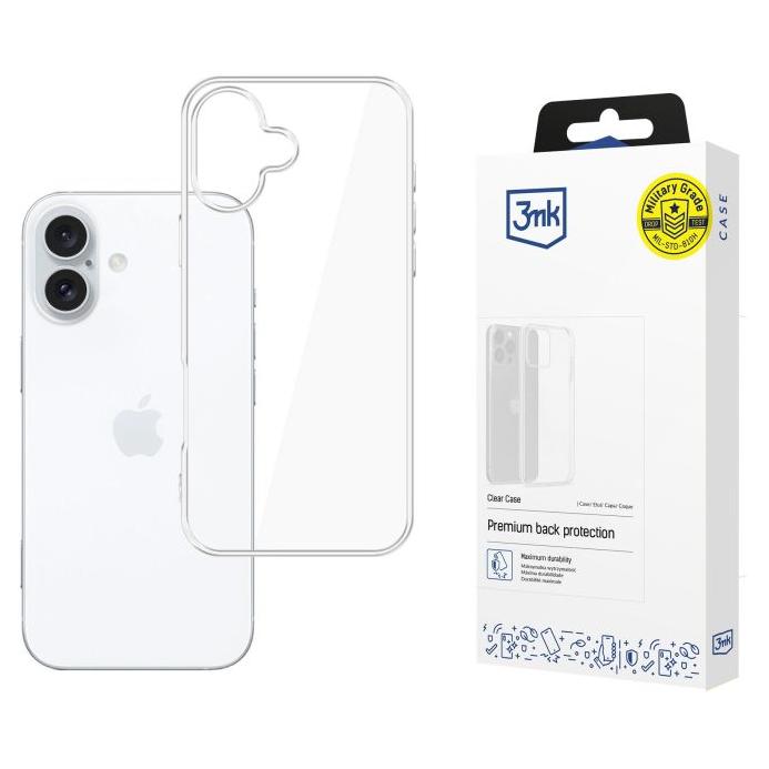 3MK Phone Case for Apple iPhone 17, 6.3" Transparent