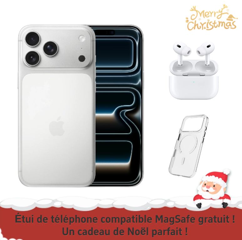 Apple iPhone 17 Pro 256GB Silver + AirPods Pro 3 + Mega Phone Case