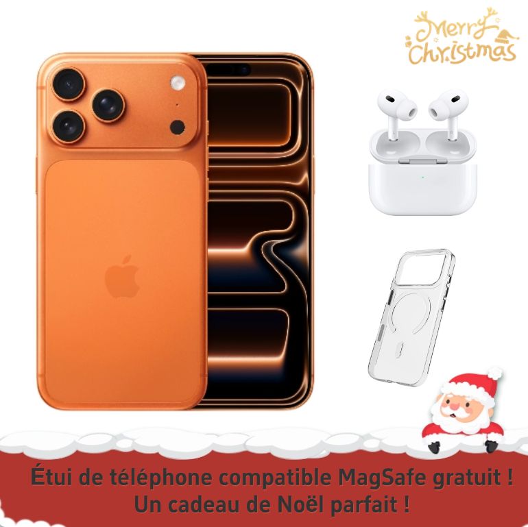 Apple iPhone 17 Pro 256GB Orange + AirPods Pro 3 + Phone Case