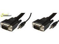 Cable VGA MicroConnect - 10 pies, Blanco