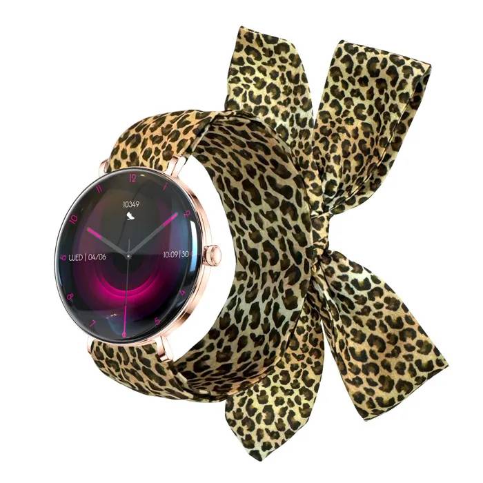 Sporty Smartwatch Forever SB-370 Lucca Gold Rose 1.43" Bluetooth v5.3 IP68 AMOLED 200mAh MultiSport Touch