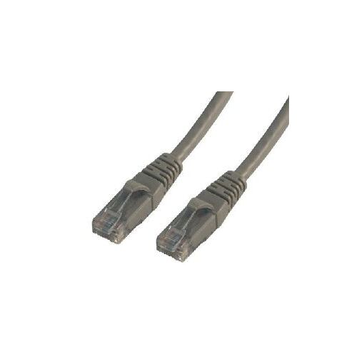Câble MCL Cat 6a UTP, 5m, RJ-45 Mâle à RJ-45 Mâle, Gris