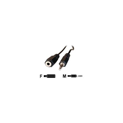 MCL Audio Cable Extension - 3.5mm Stereo Female to Male - 2m