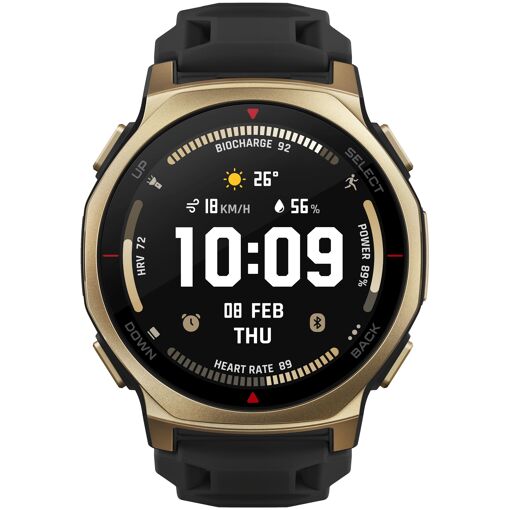 Montre Connectée Amazfit T-Rex 3 Pro 44mm Saphir AMOLED GPS Extérieur